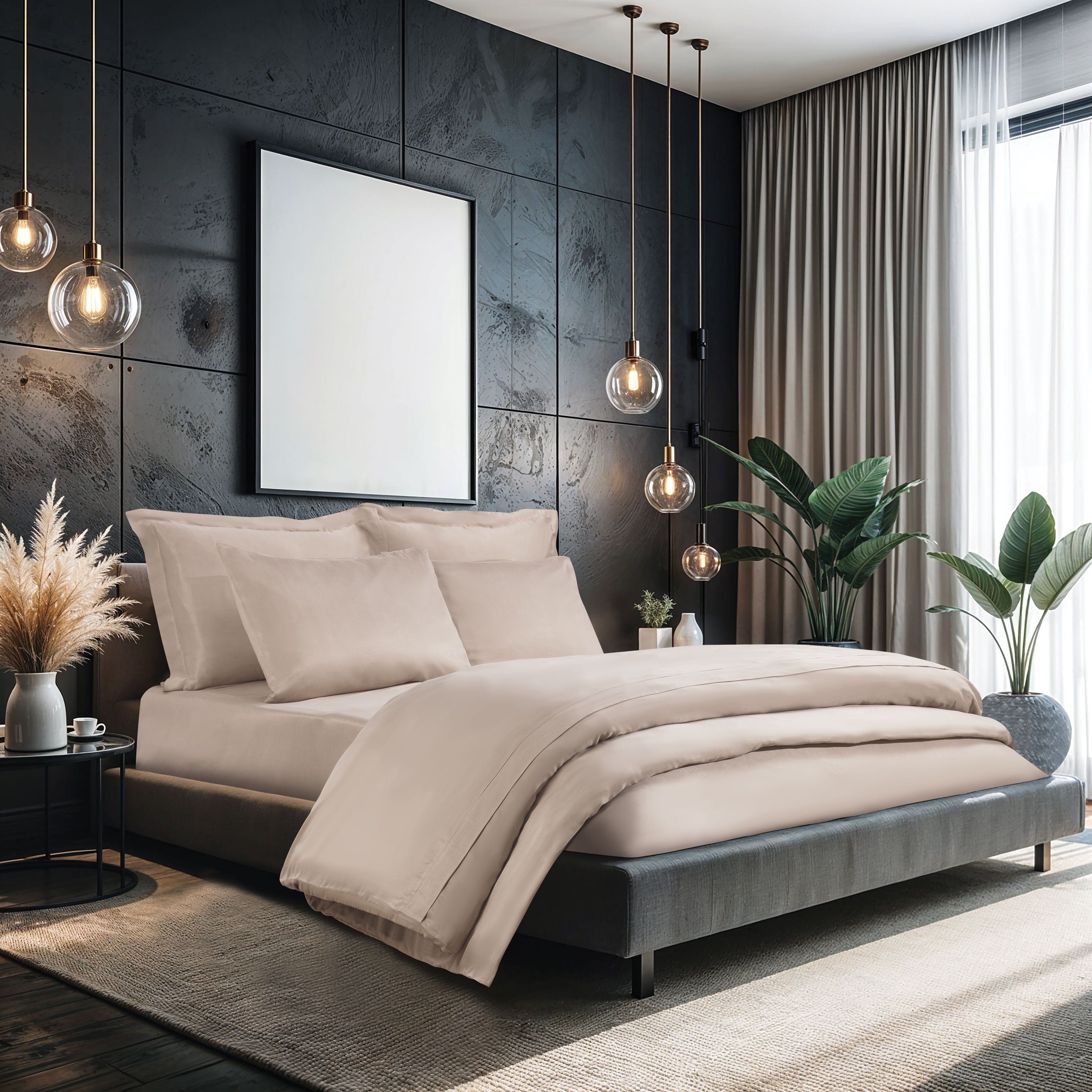 100% Vegan Silk Bed Set
