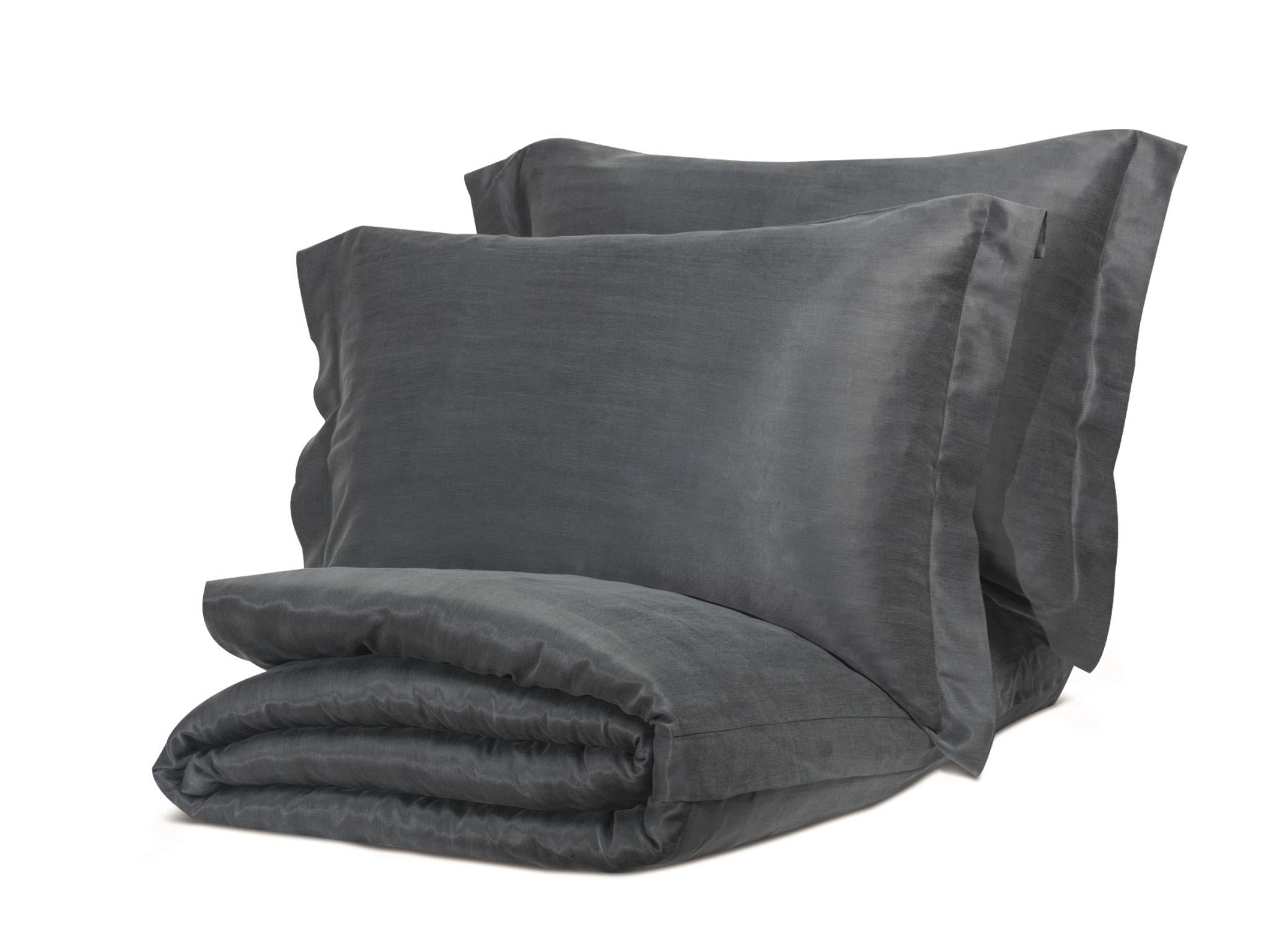 %100 Vegan Silk Duvet Cover and Pillowcase Set