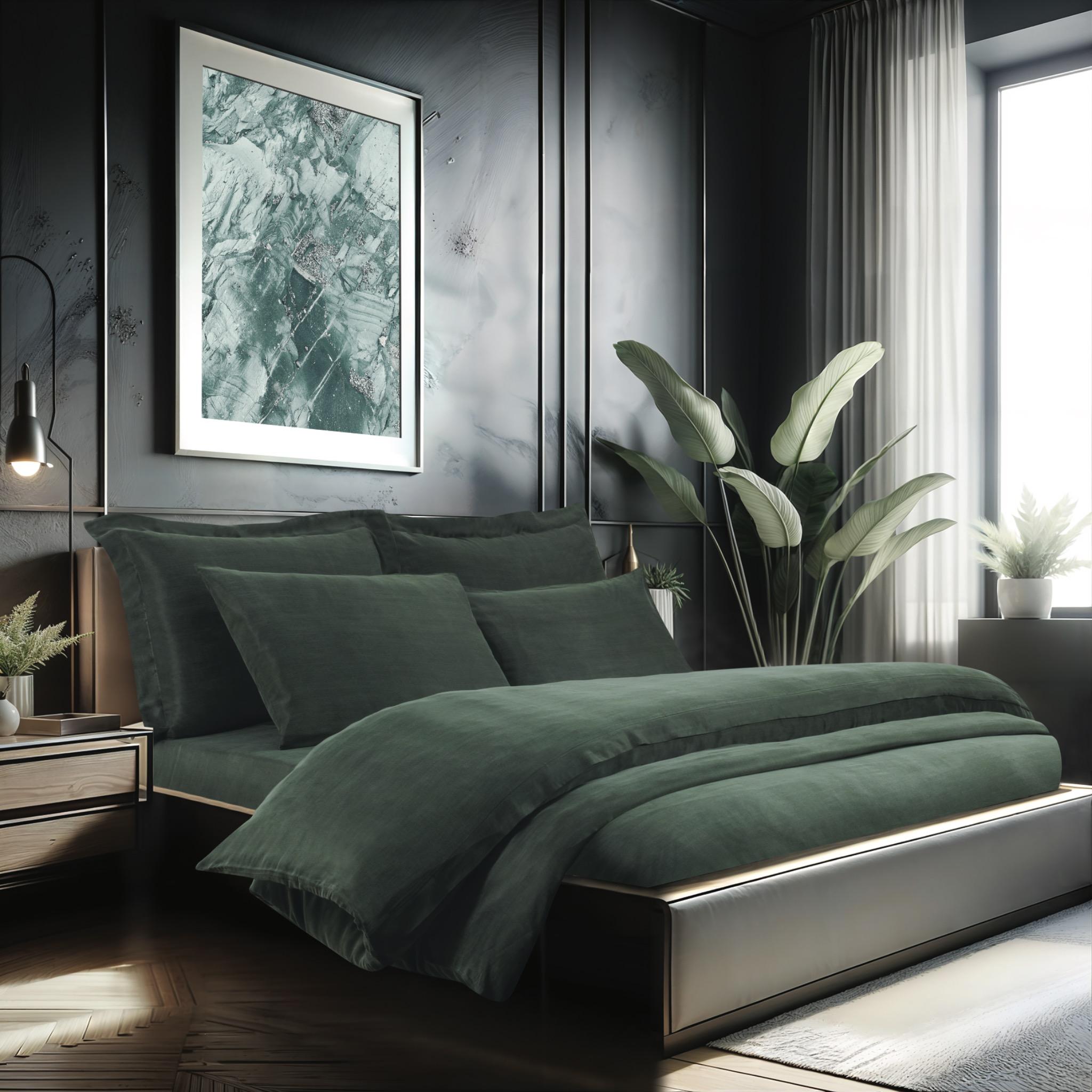 100% Vegan Silk Bed Set