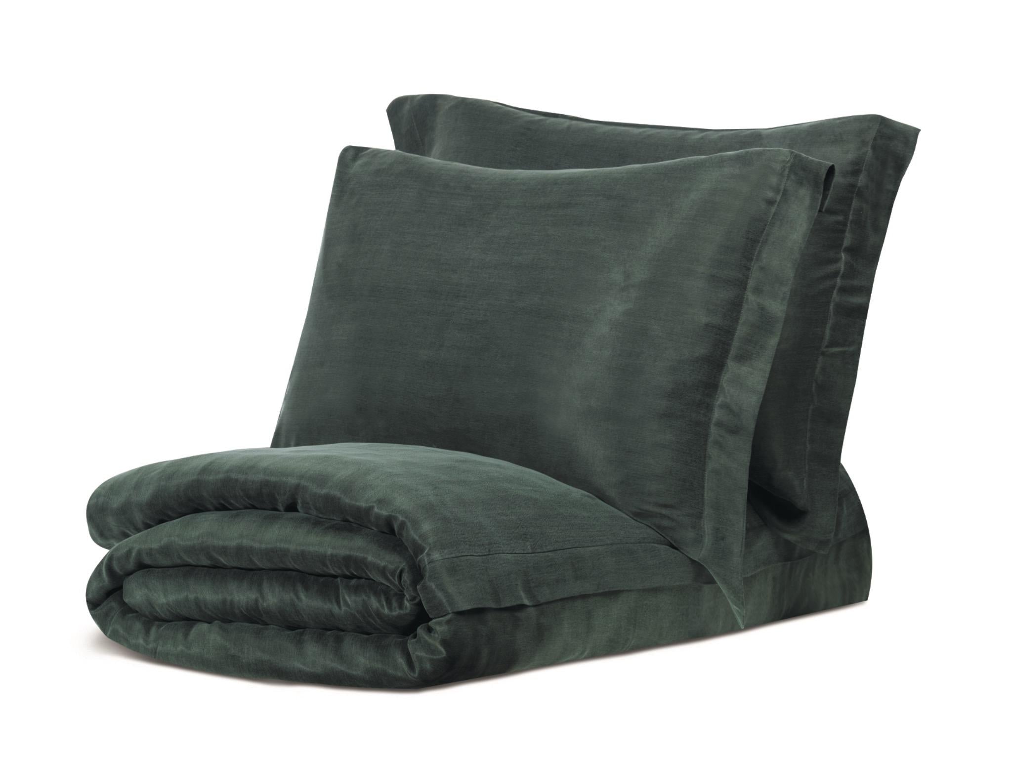 %100 Vegan Silk Duvet Cover and Pillowcase Set