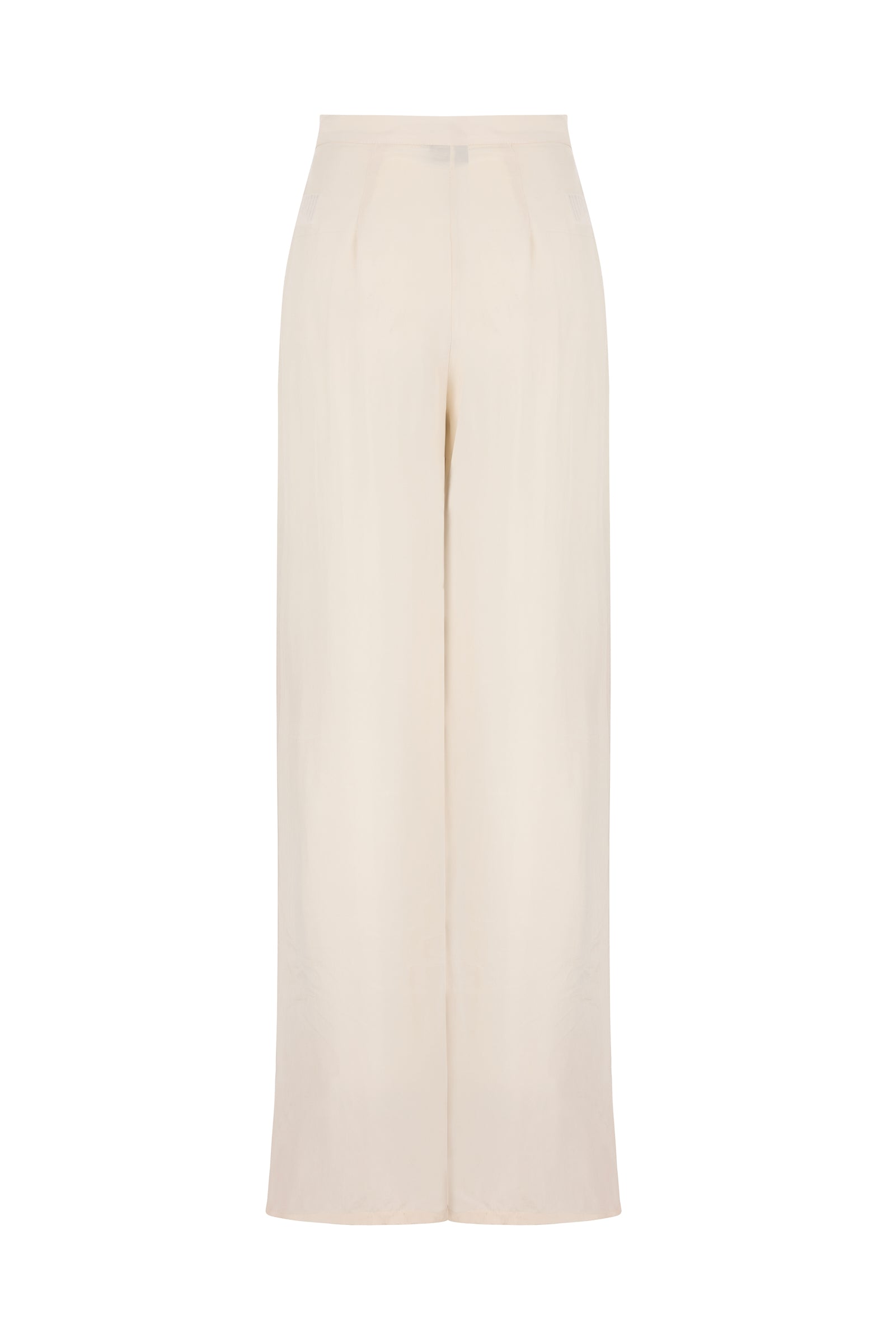 CARMEL %100 Vegan Silk Wide Leg Pants