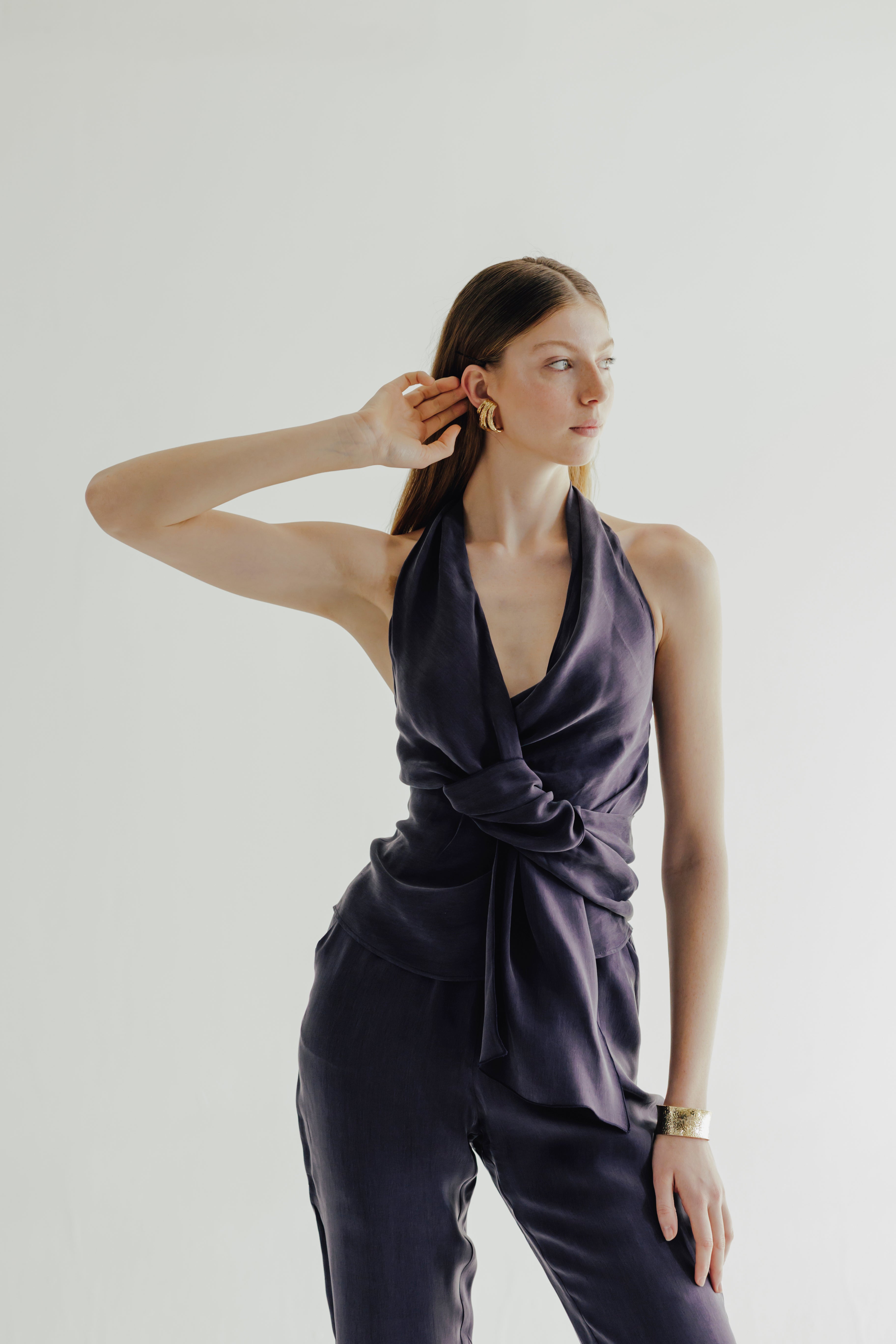 BEXI %100 Vegan Silk Top