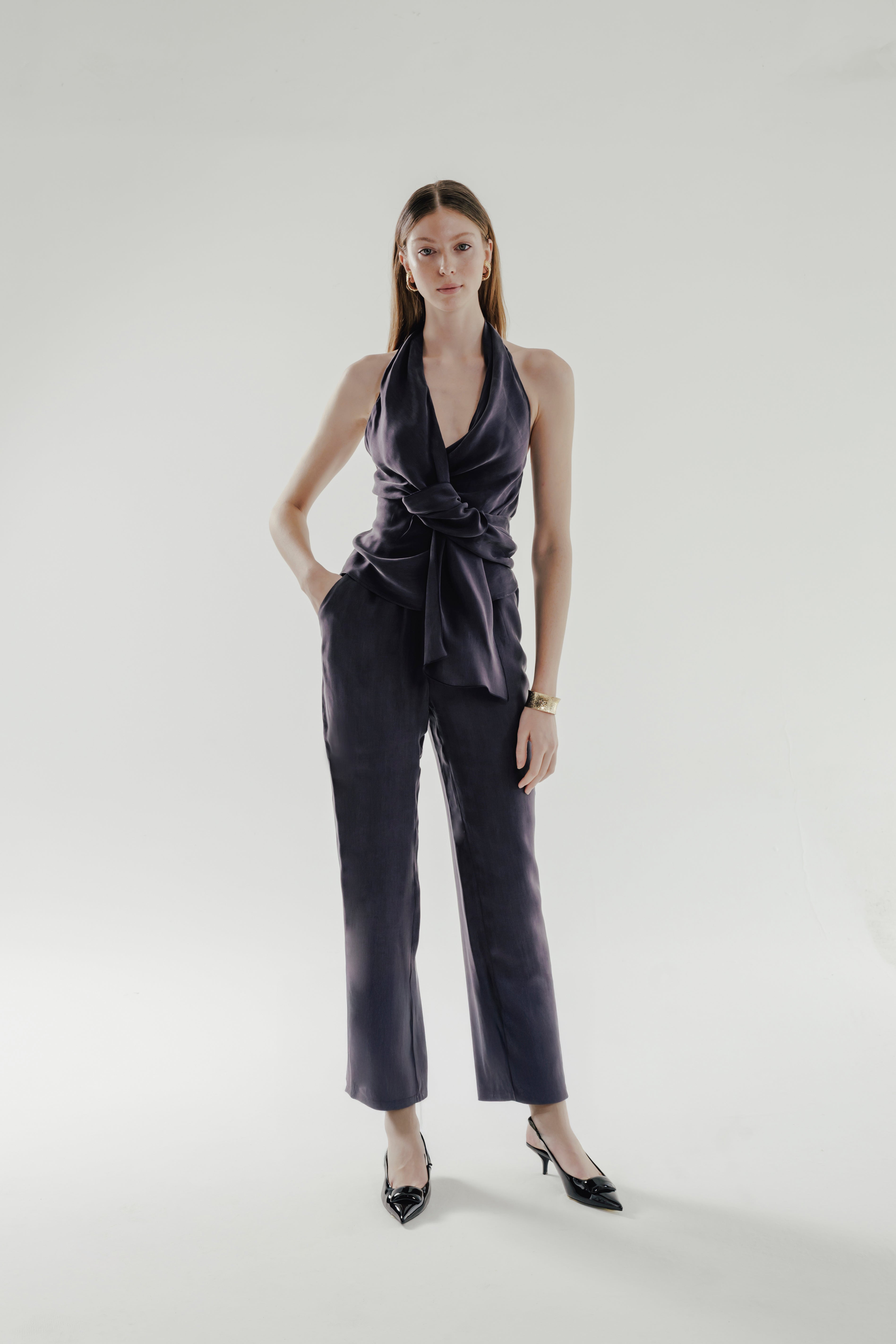 CARLOT %100 Vegan Silk Lounge Pants