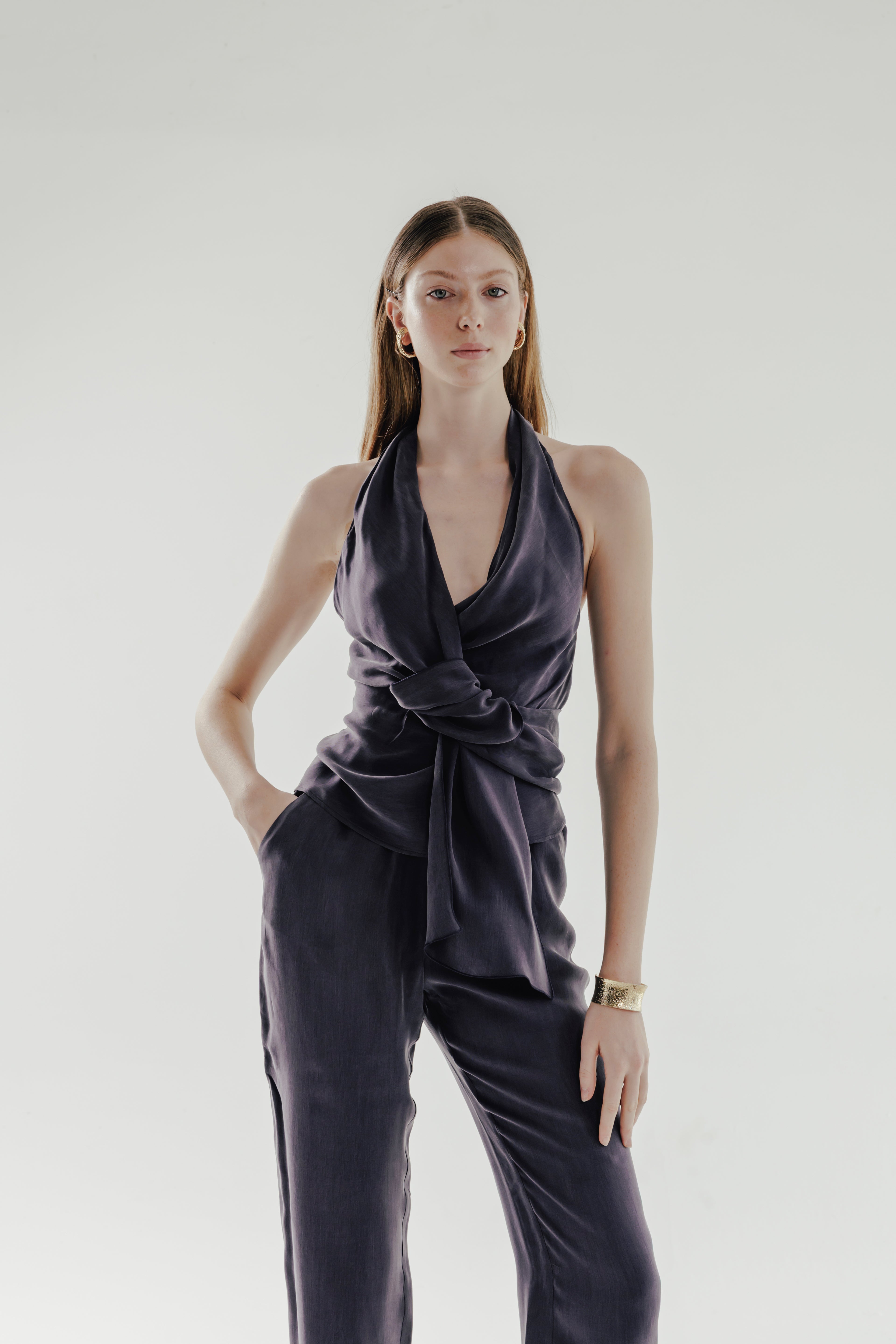 CARLOT %100 Vegan Silk Lounge Pants