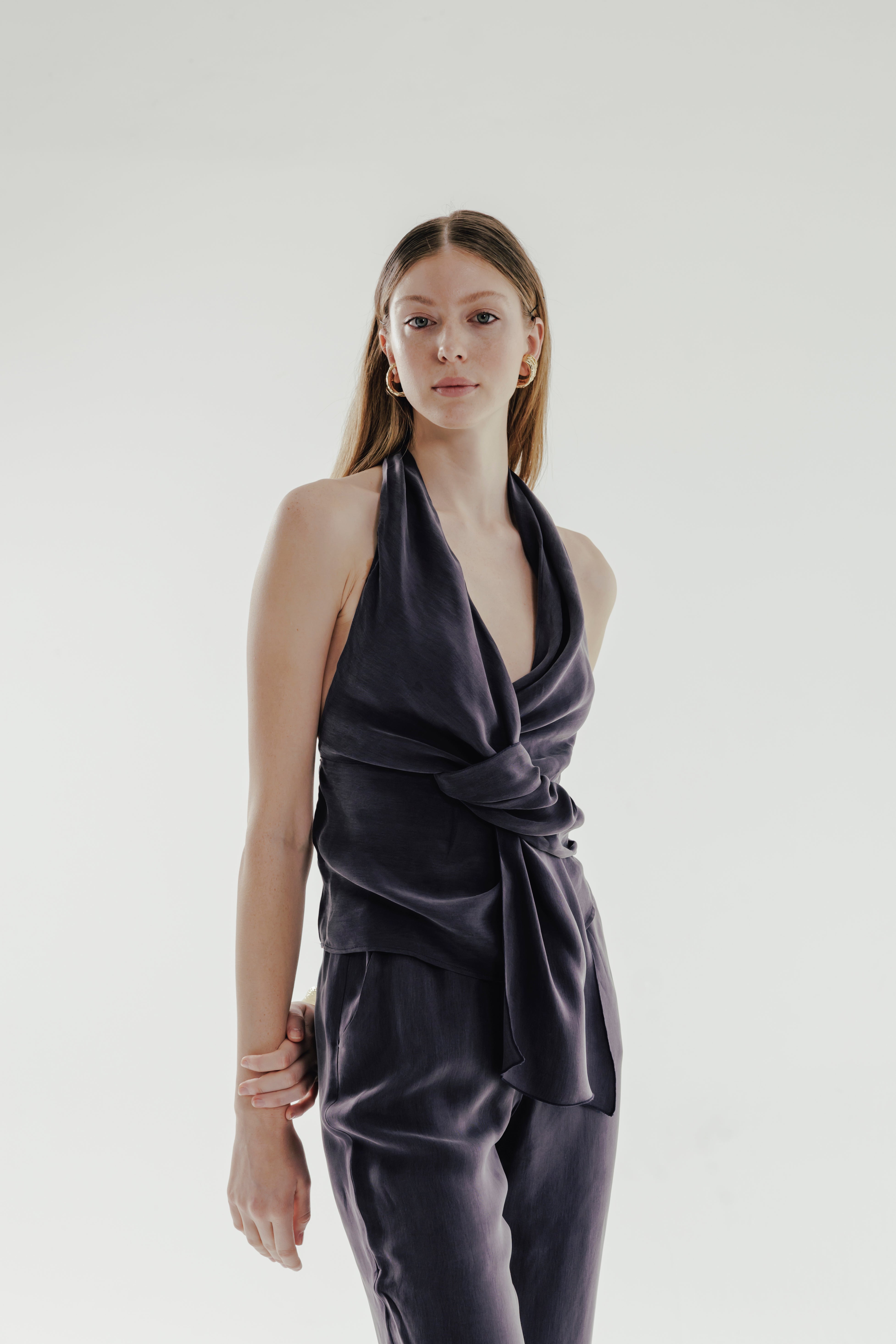 BEXI %100 Vegan Silk Top