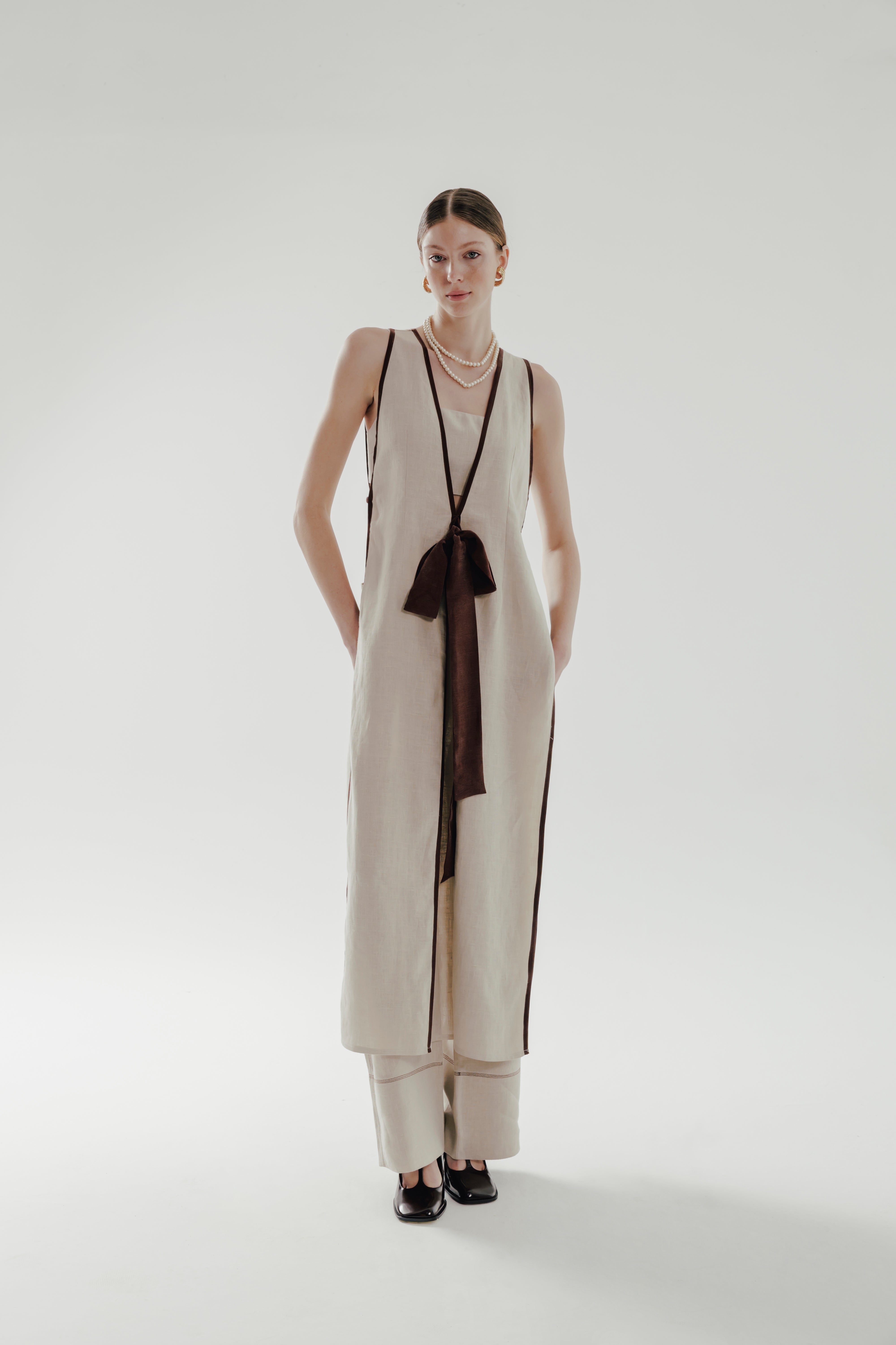 STELLA %100 Linen Robe