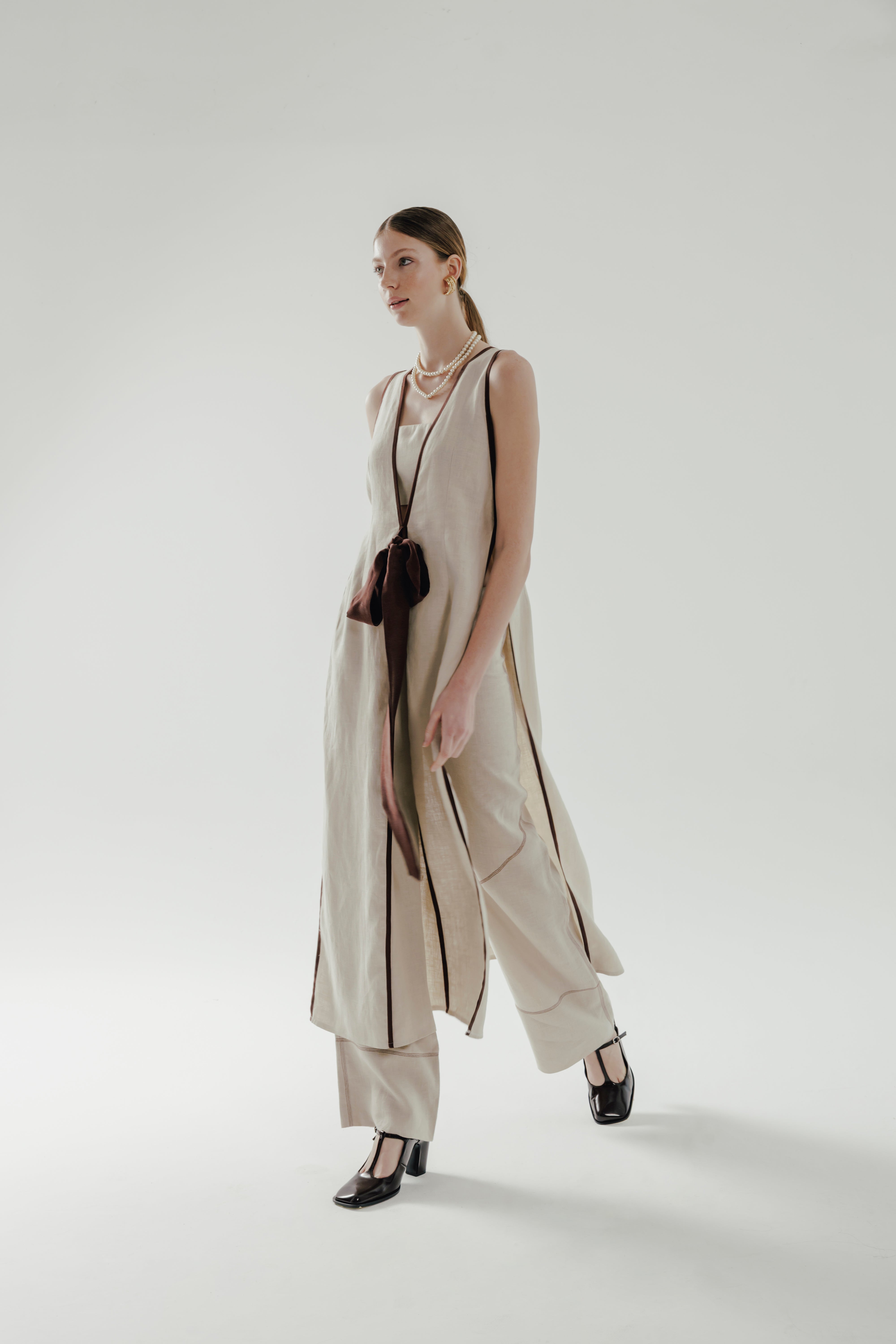 STELLA %100 Linen Robe