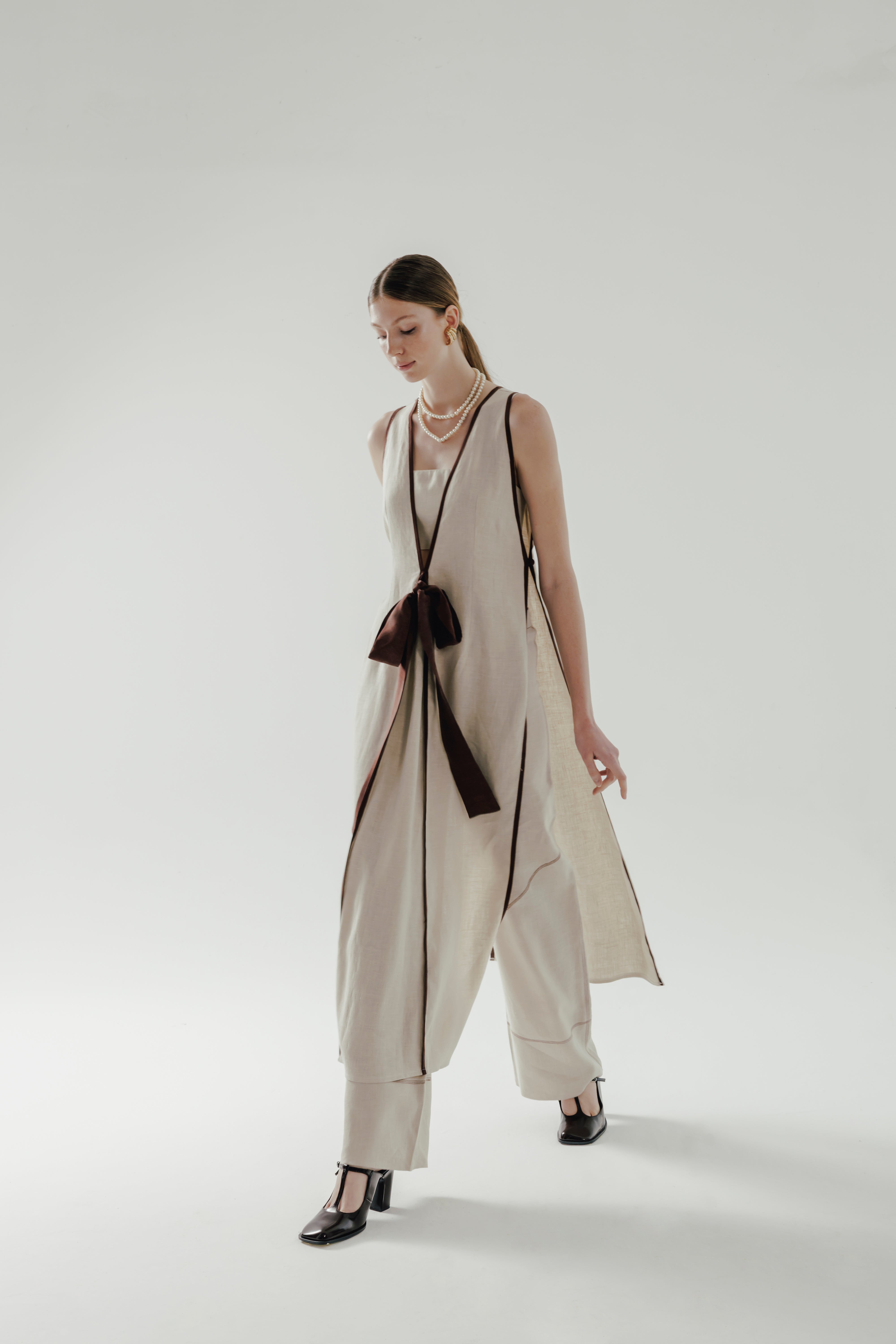 STELLA %100 Linen Robe