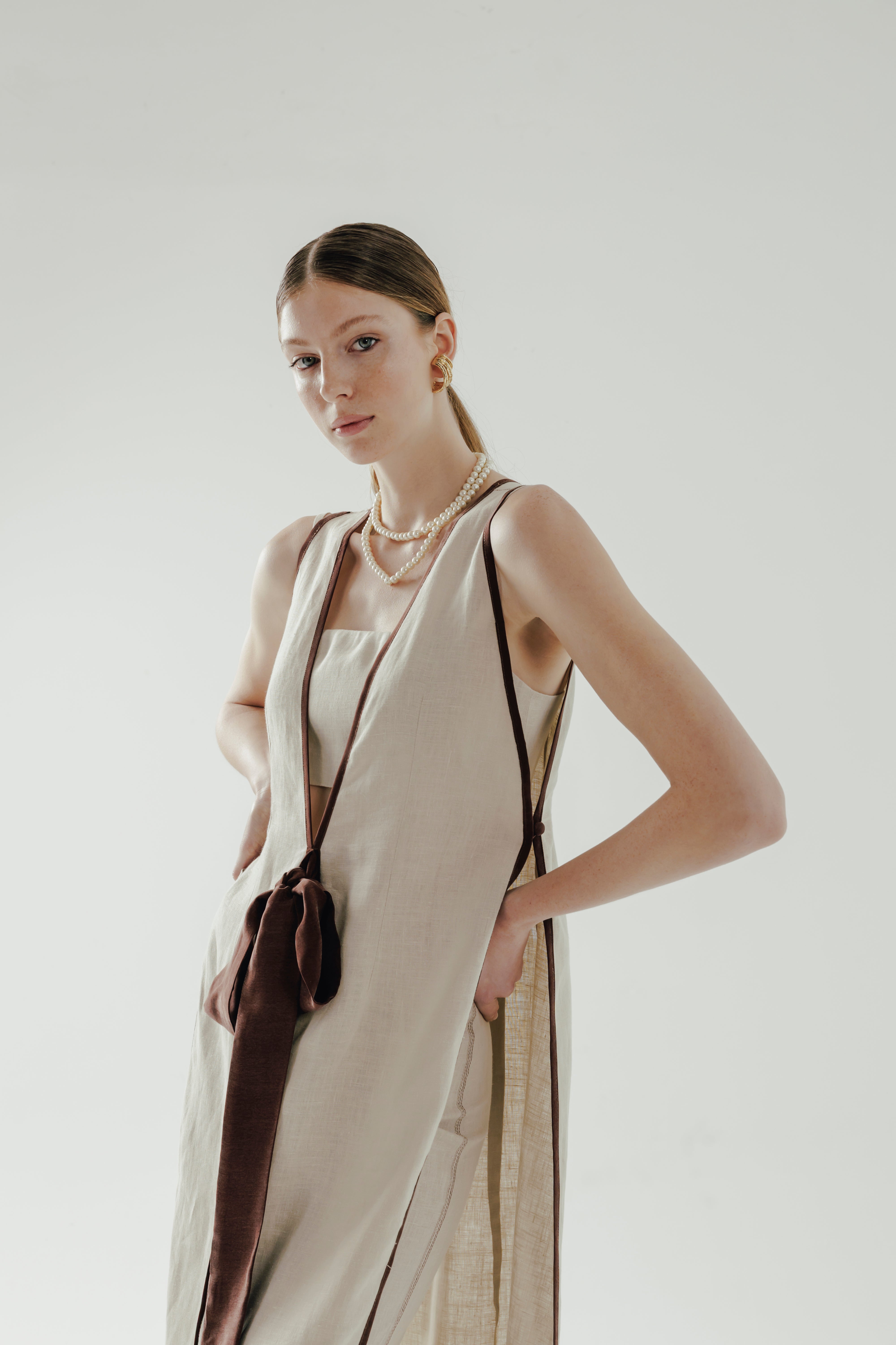 STELLA %100 Linen Robe