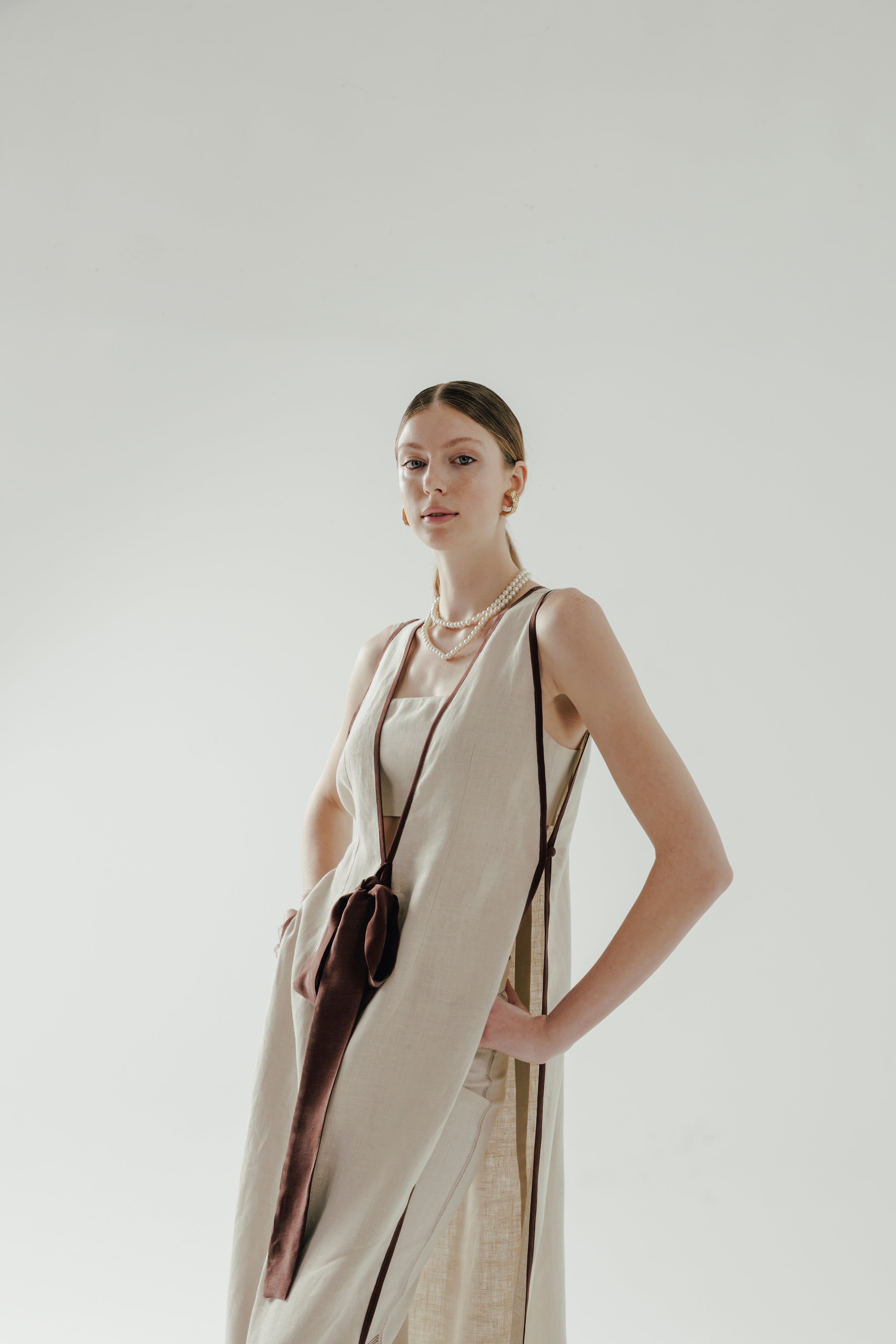 STELLA %100 Linen Robe
