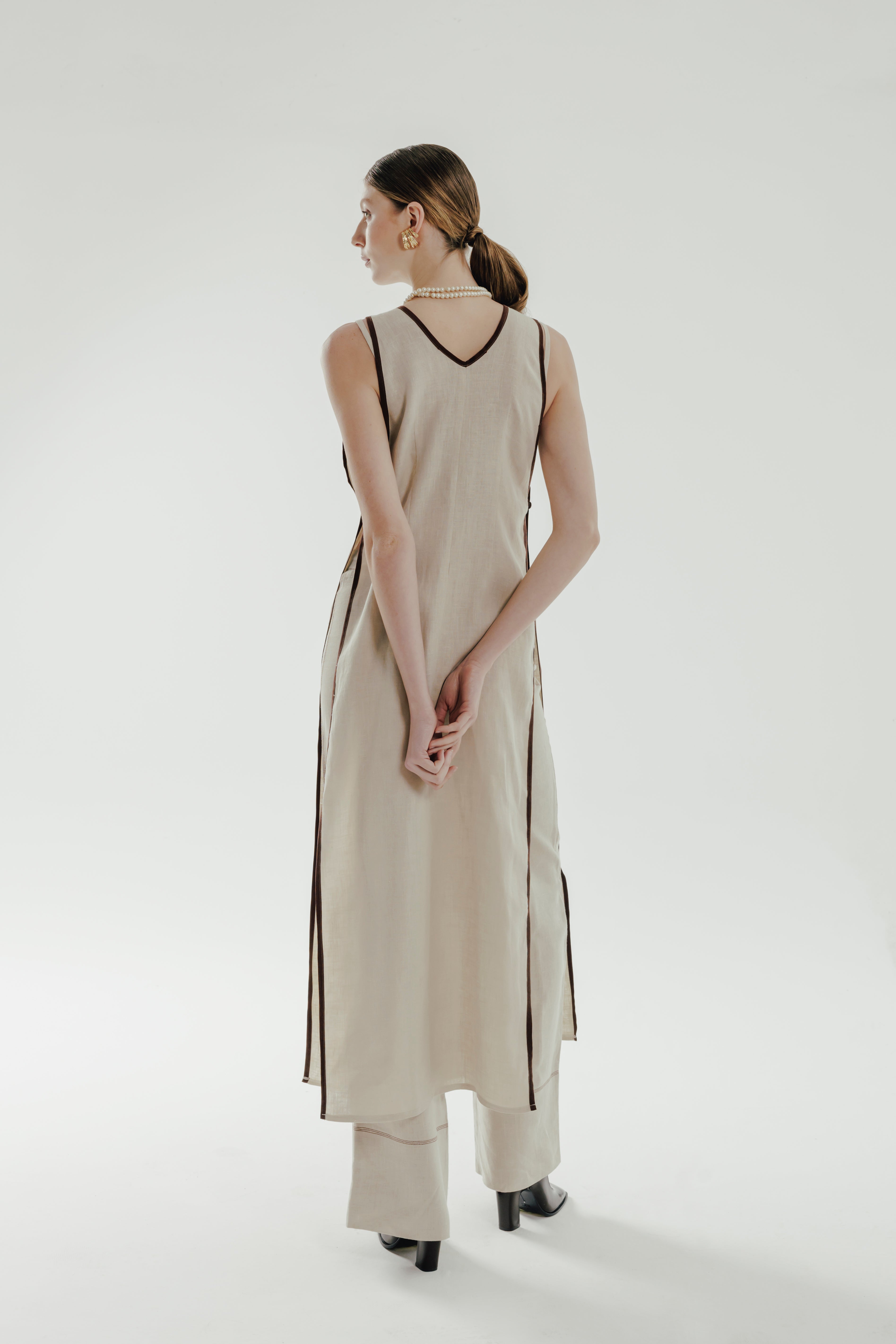 STELLA %100 Linen Robe