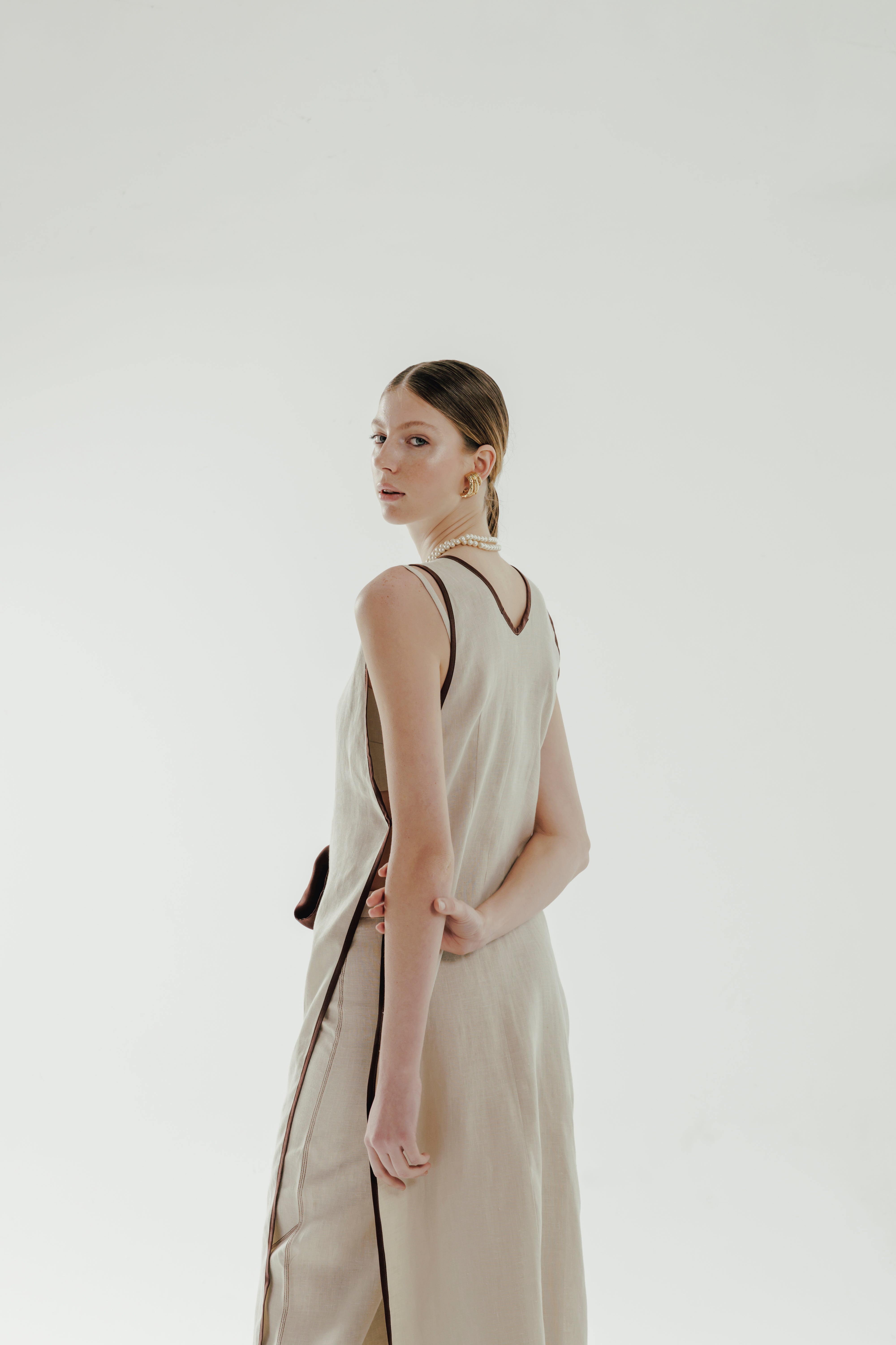 STELLA %100 Linen Robe