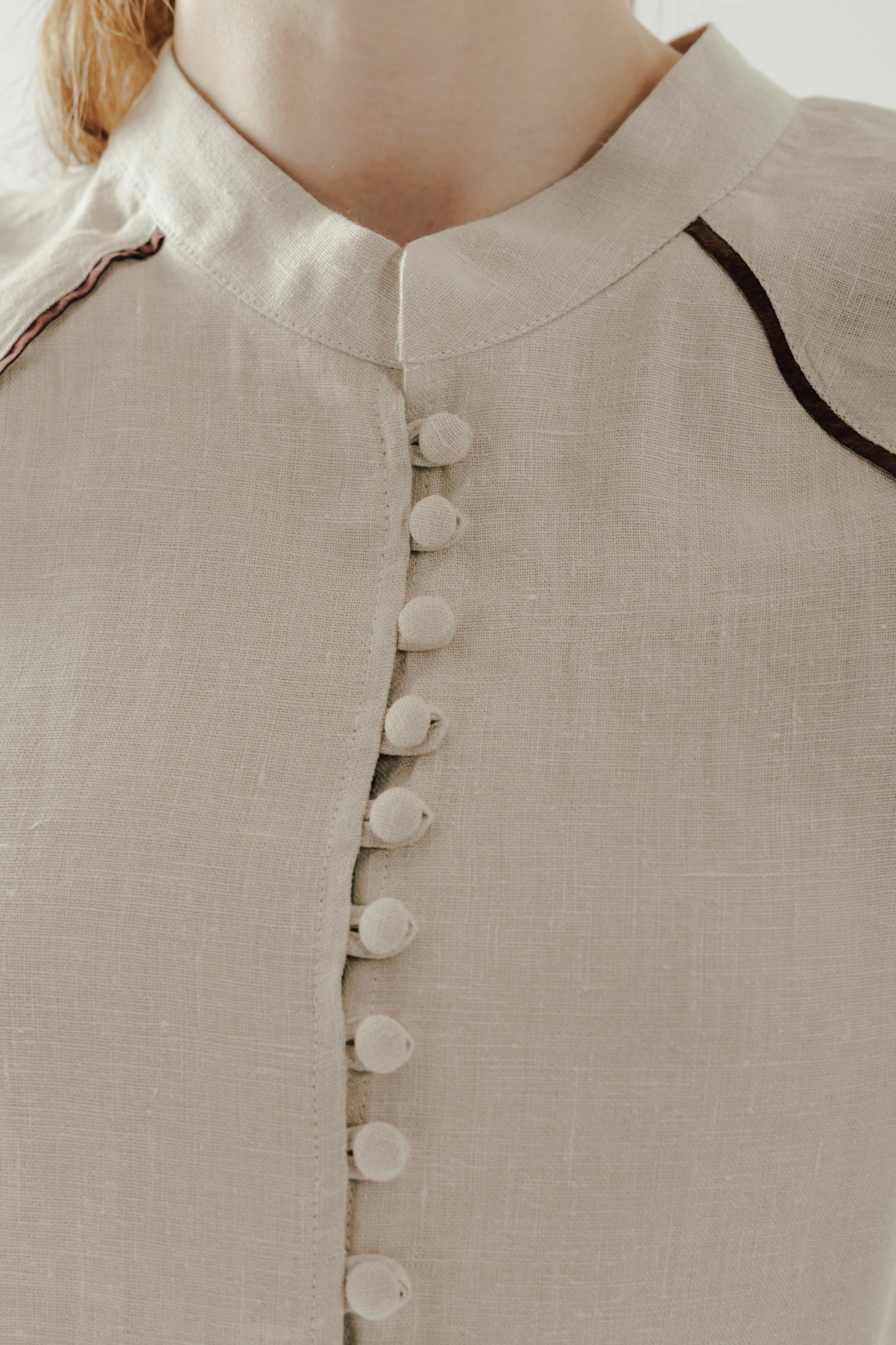 RHEA %100 Linen Shirt