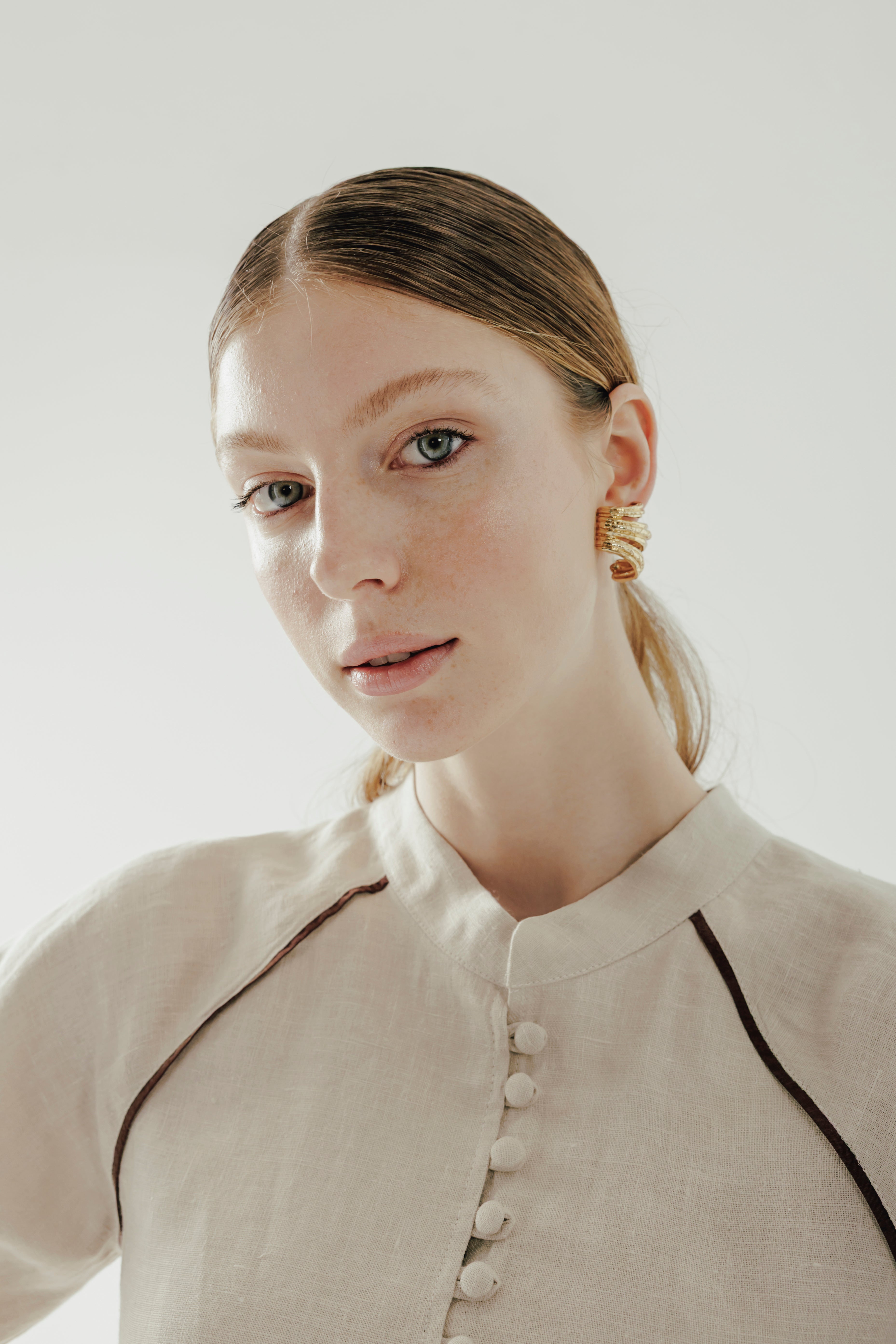RHEA %100 Linen Shirt