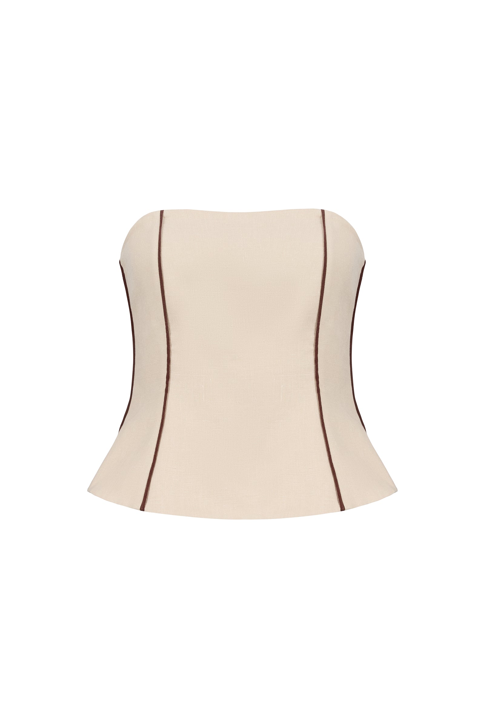 CLAIRE %100 Linen Top