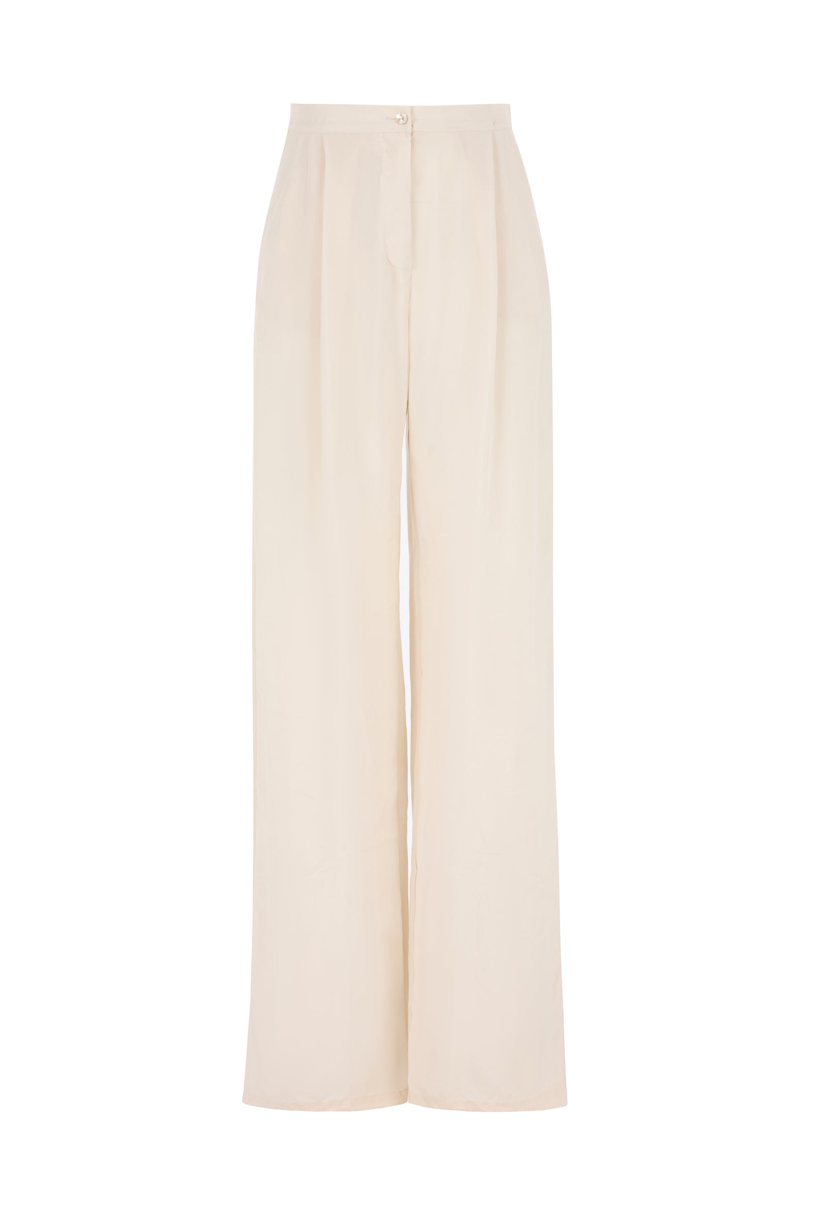 CARMEL %100 Vegan Silk Wide Leg Pants